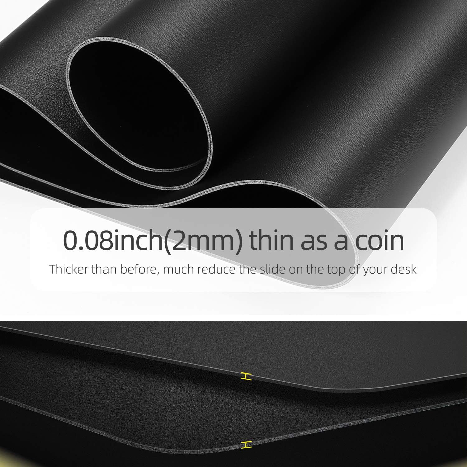 Dual-Sided Desk Pad Protector, - Desk Mat Leather ulasan dan harga