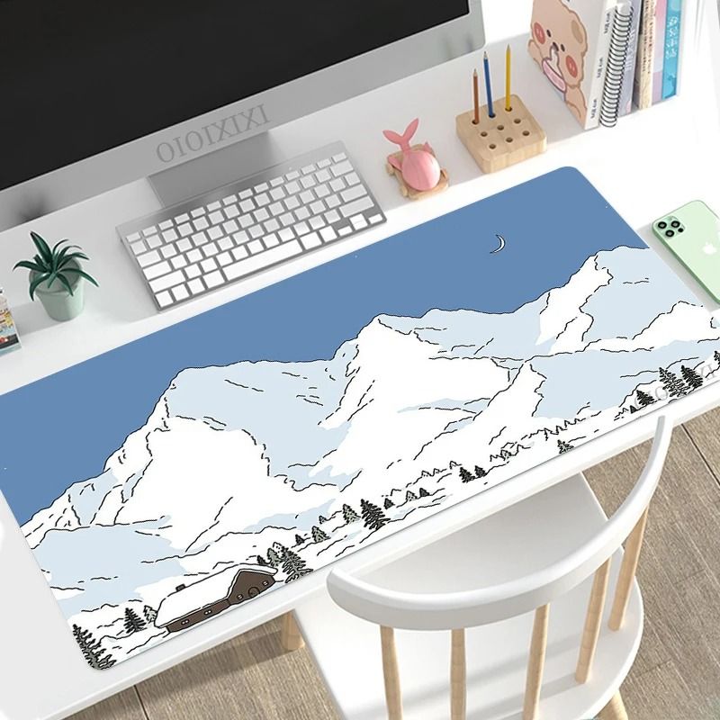 Cute Rabbit Green Mouse Pad La - Home Office Immigration ulasan dan harga