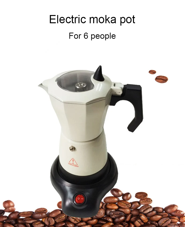 L # Electric Moka Maker 300ml  - Home Office Moka ulasan dan harga