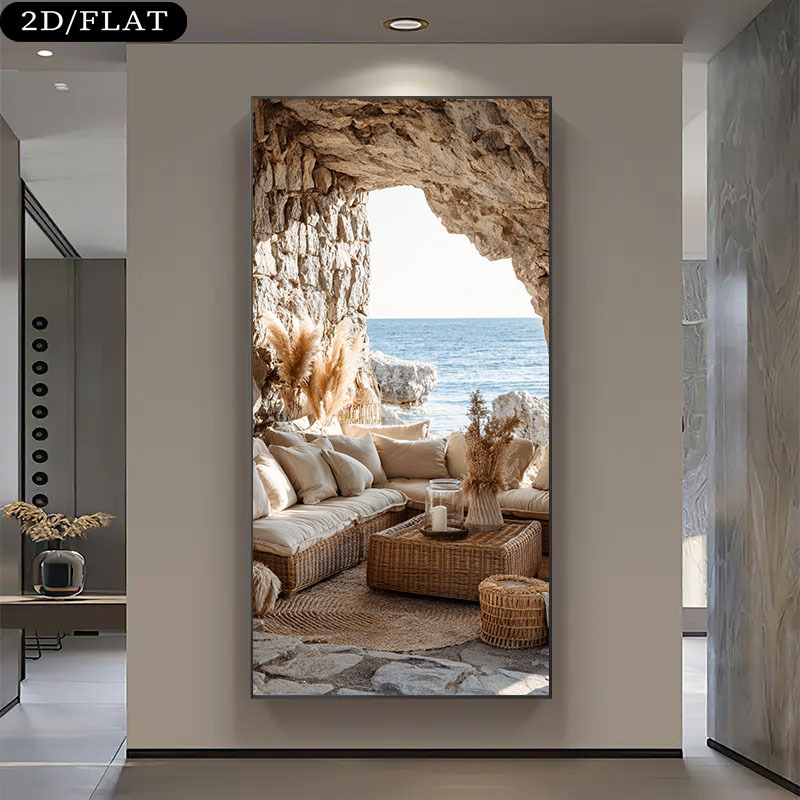 Extra Large Coastal Beach Cave - Home Office With View ulasan dan harga