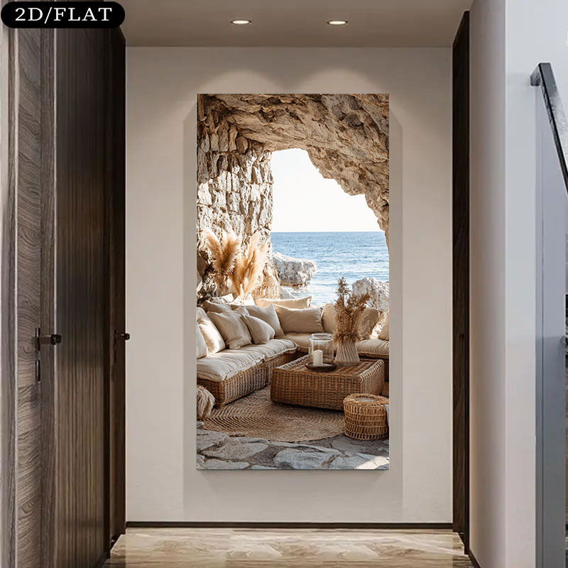 Extra Large Coastal Beach Cave - Home Office With View ulasan dan harga
