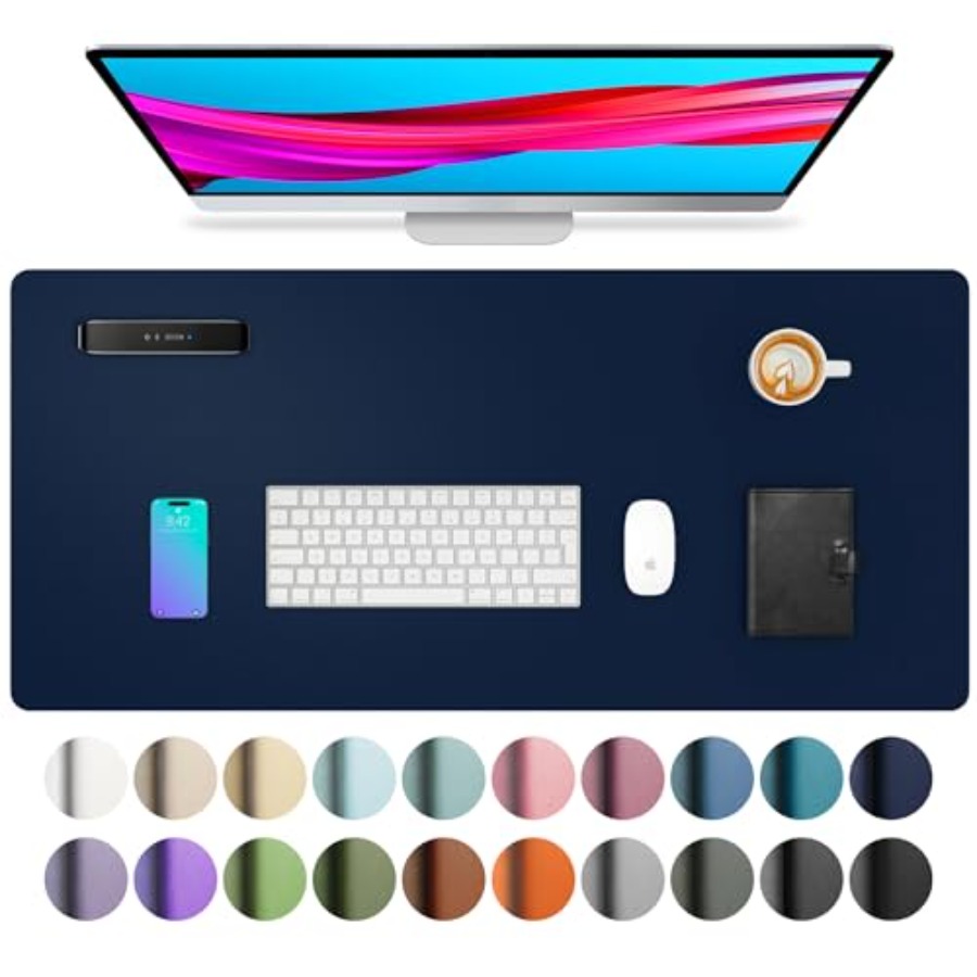 Leather Desk Pad Protector Mou - Desk Mat Leather ulasan dan harga