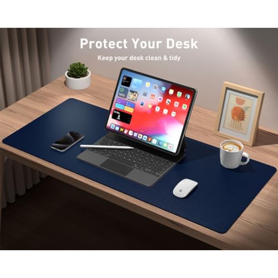Leather Desk Pad Protector Mou - Desk Mat Leather ulasan dan harga