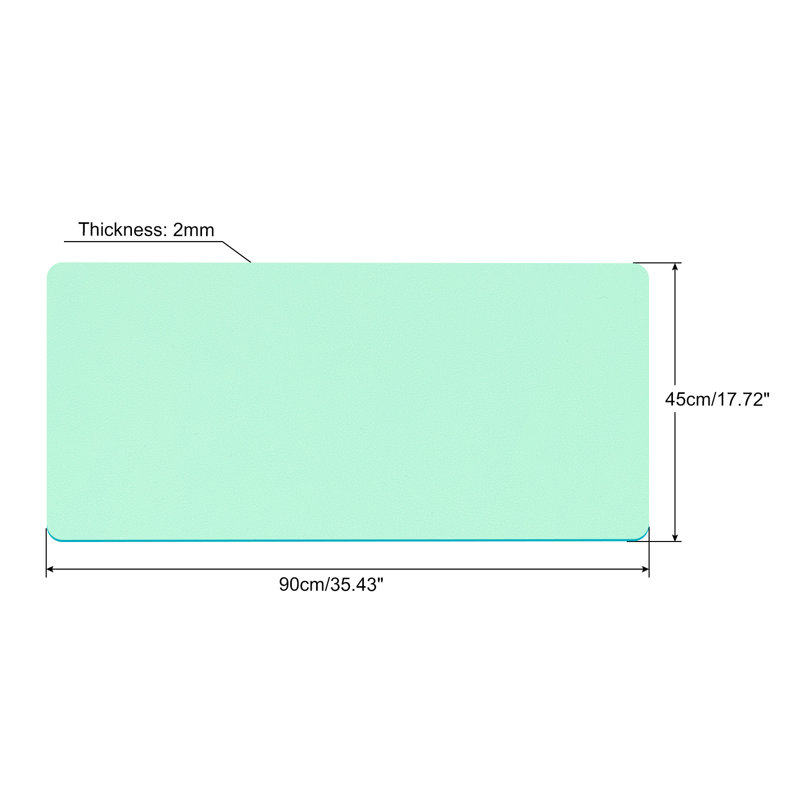 Office Desk Mat Protector PU L - Desk Mat Leather ulasan dan harga