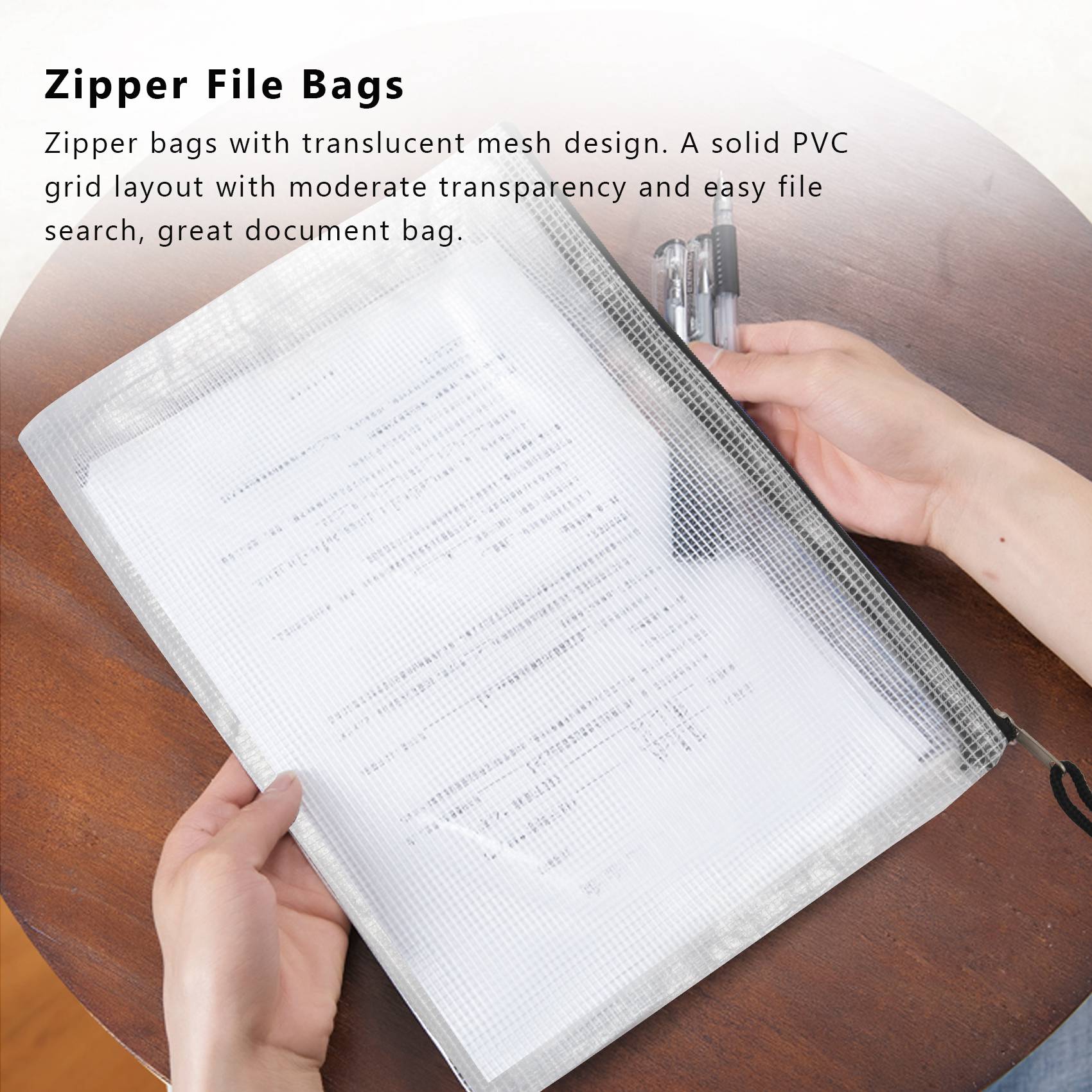 AU61-20Pcs B5 Zipper Document  - Home Office Bagas ulasan dan harga