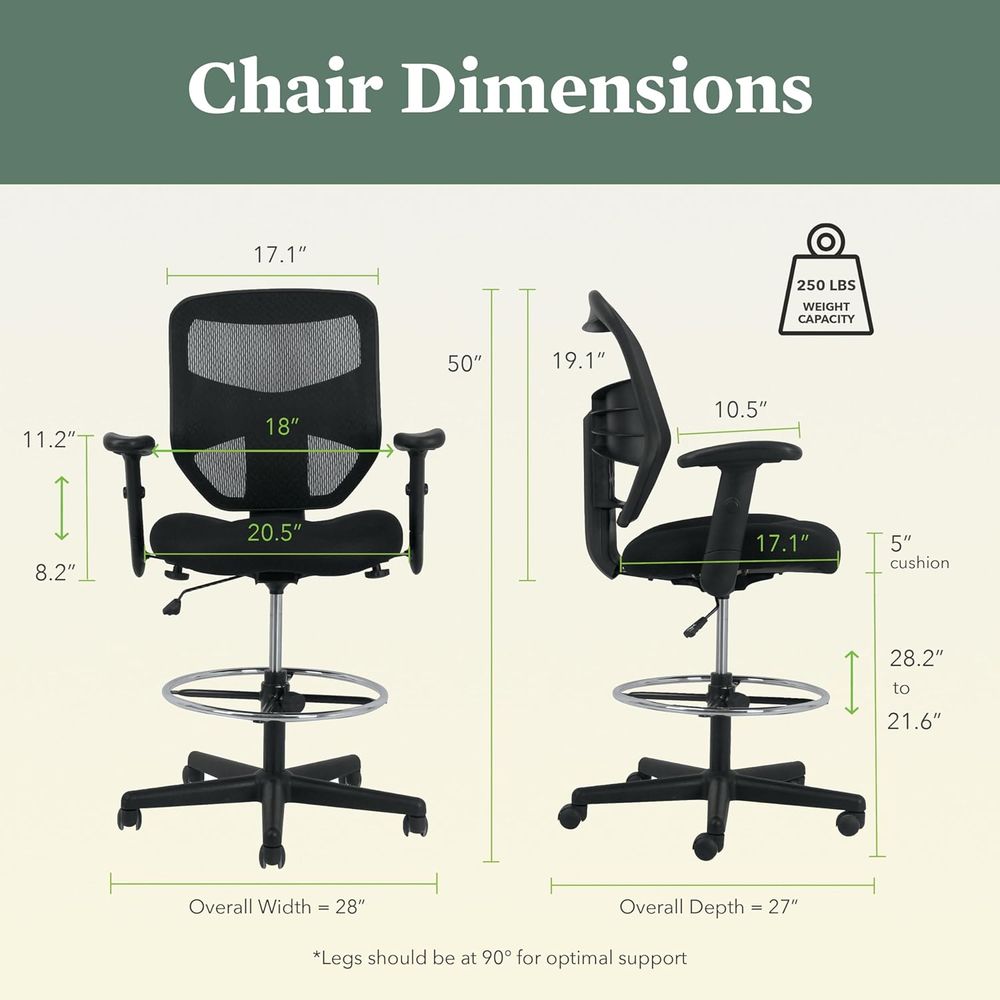 Ergonomic Mesh Standing Office - Home Office Chair ulasan dan harga
