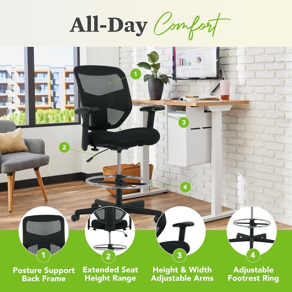 Ergonomic Mesh Standing Office - Home Office Chair ulasan dan harga