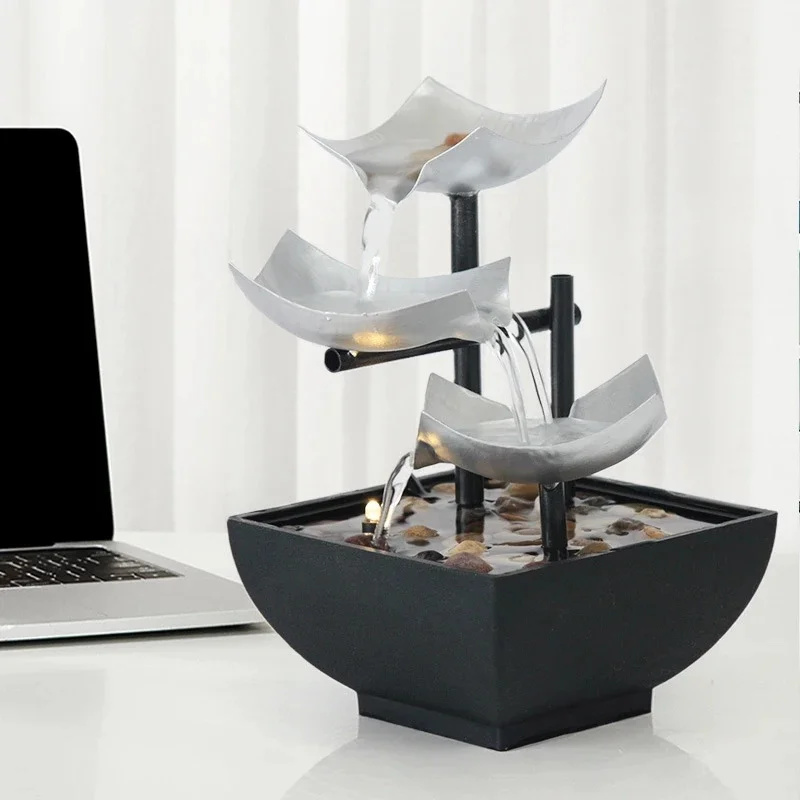 Tabletop Water Fountain Orname - Home Office Cozy ulasan dan harga