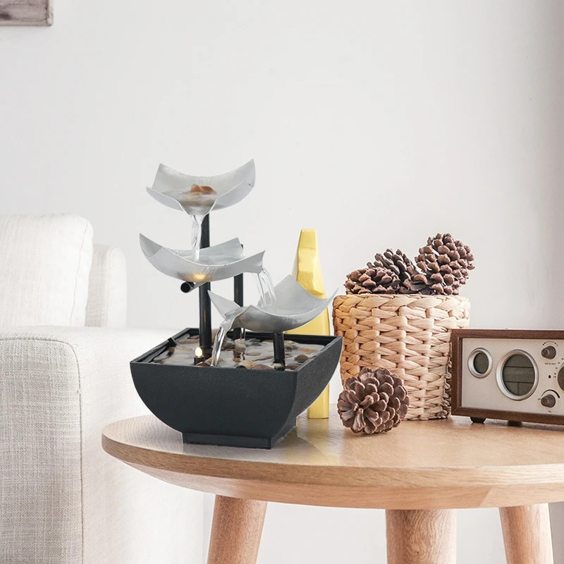 Tabletop Water Fountain Orname - Home Office Cozy ulasan dan harga