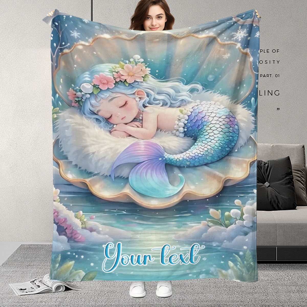 Personalized Name Mermaid   Bl - Home Office Cozy ulasan dan harga