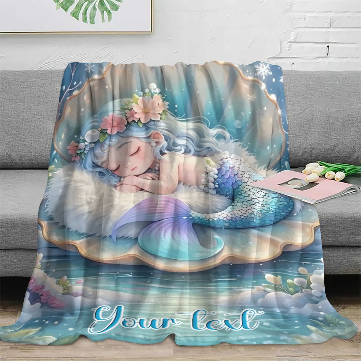 Personalized Name Mermaid   Bl - Home Office Cozy ulasan dan harga