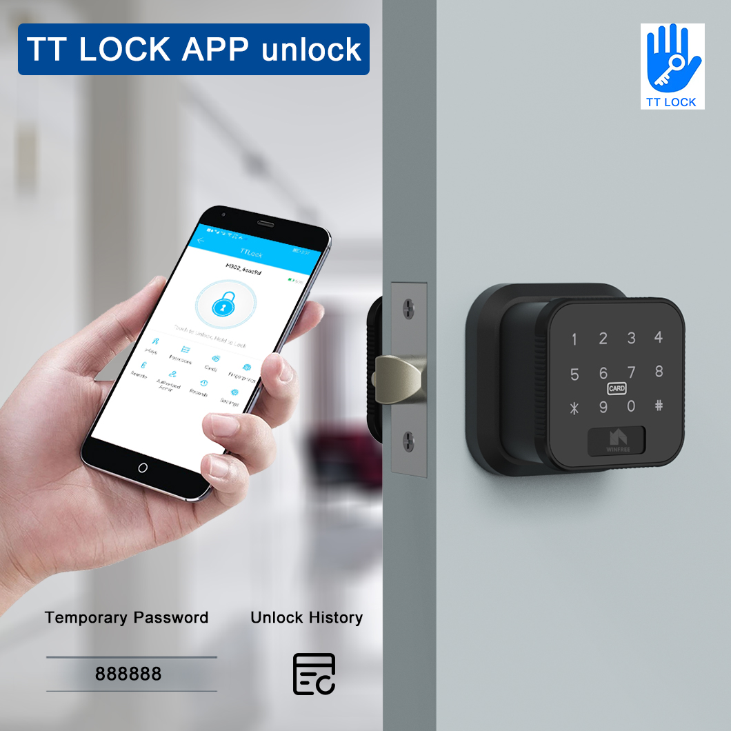 WINFREE Smart Lock Fingerprint - Home Office Immigration ulasan dan harga