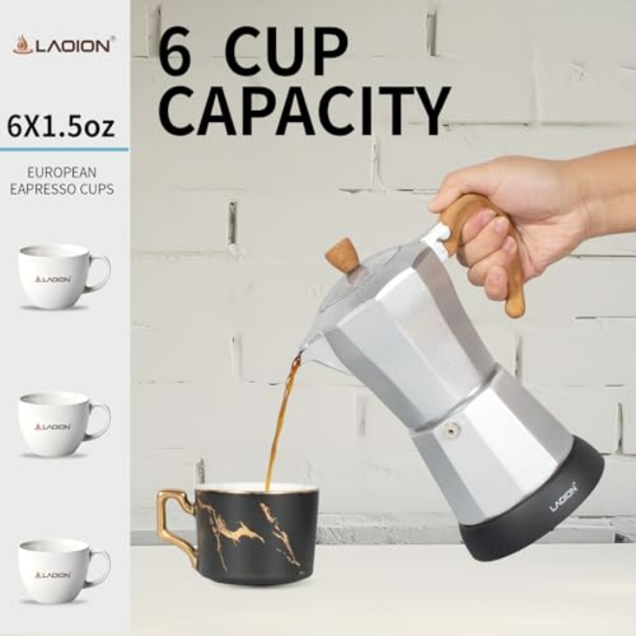 Modern 6 Cup Electric Coffee M - Home Office Moka ulasan dan harga