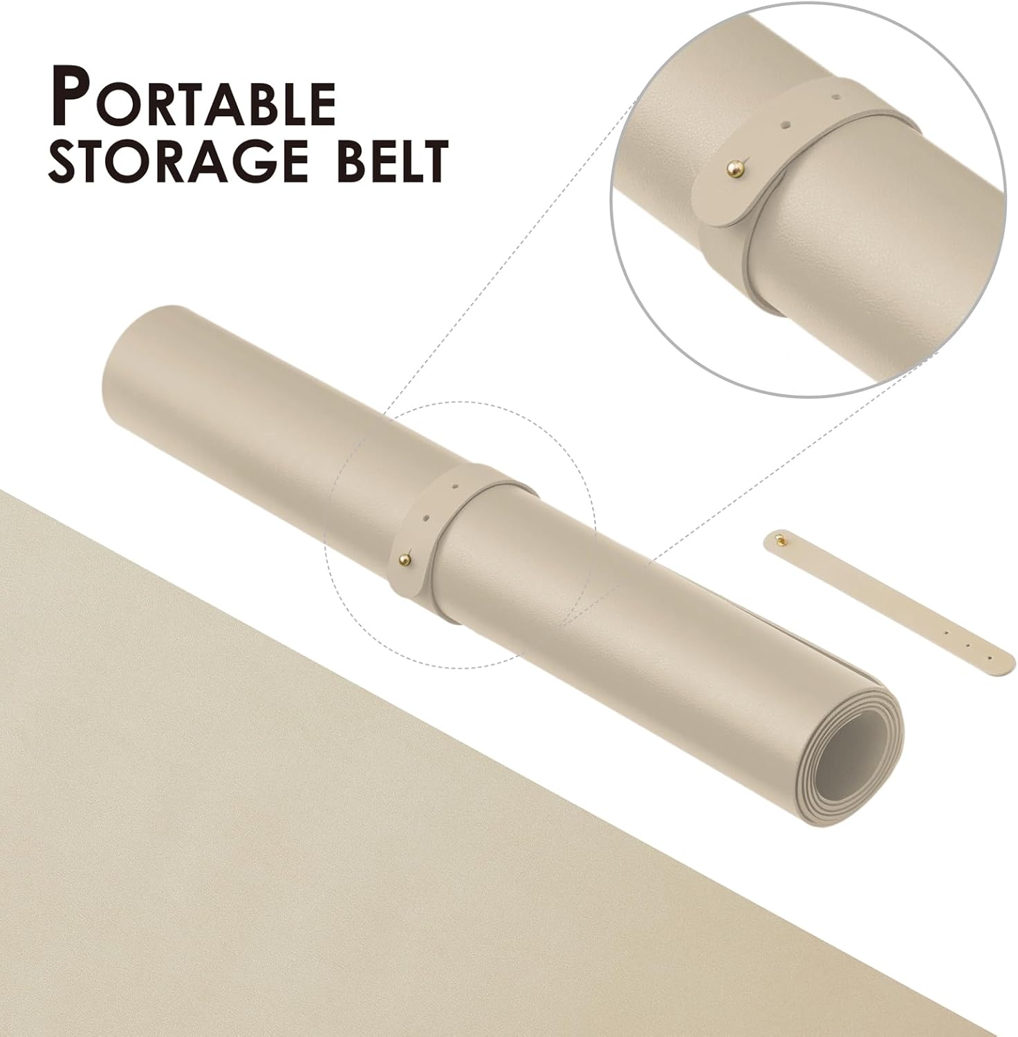 PU Leather Desk Mat Non-Slip f - Desk Mat Leather ulasan dan harga