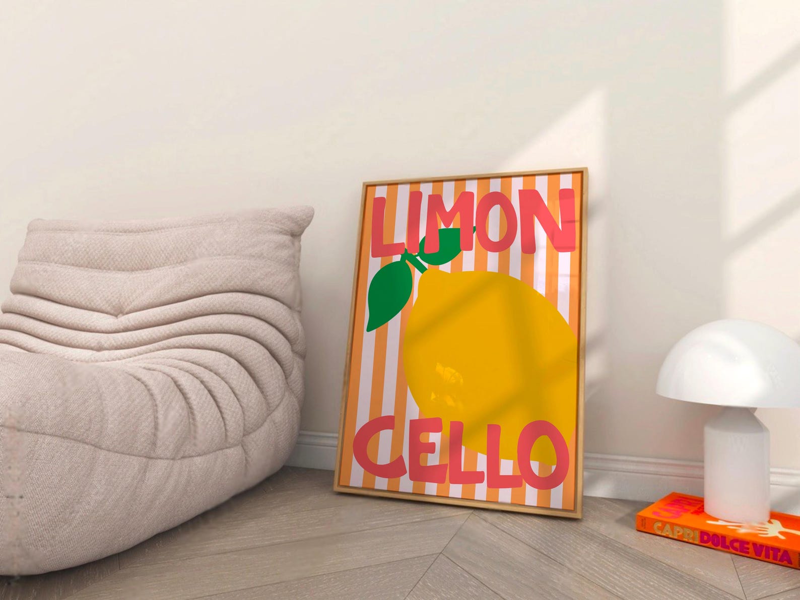 Modern Italian Limoncello Lemo - Home Office Minimalist ulasan dan harga
