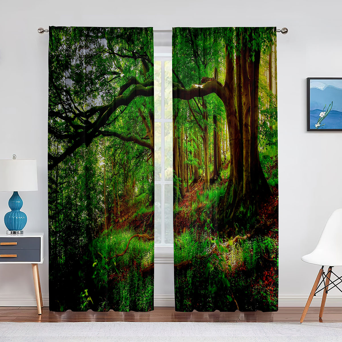 Woodland Forest Foliage Sunbea - Home Office With View ulasan dan harga