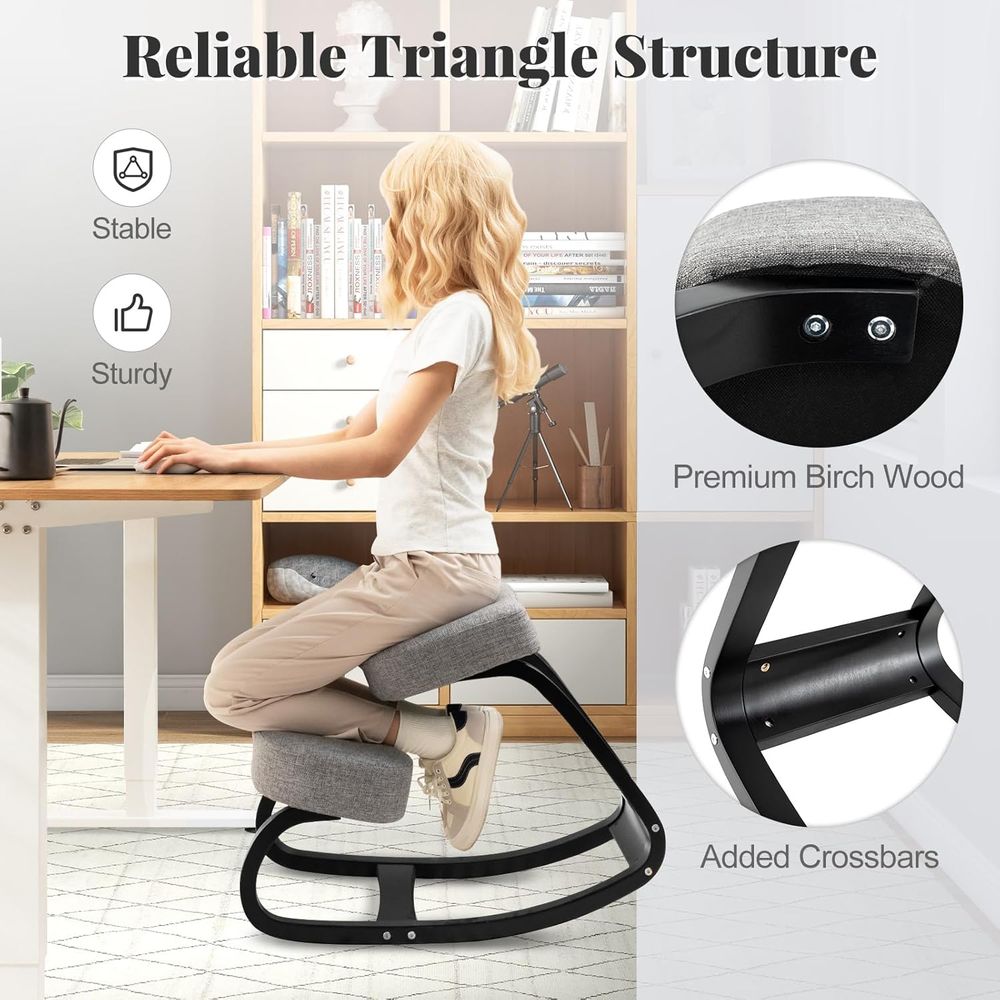 Ergonomic Kneeling Chair with  - Home Office Chair ulasan dan harga