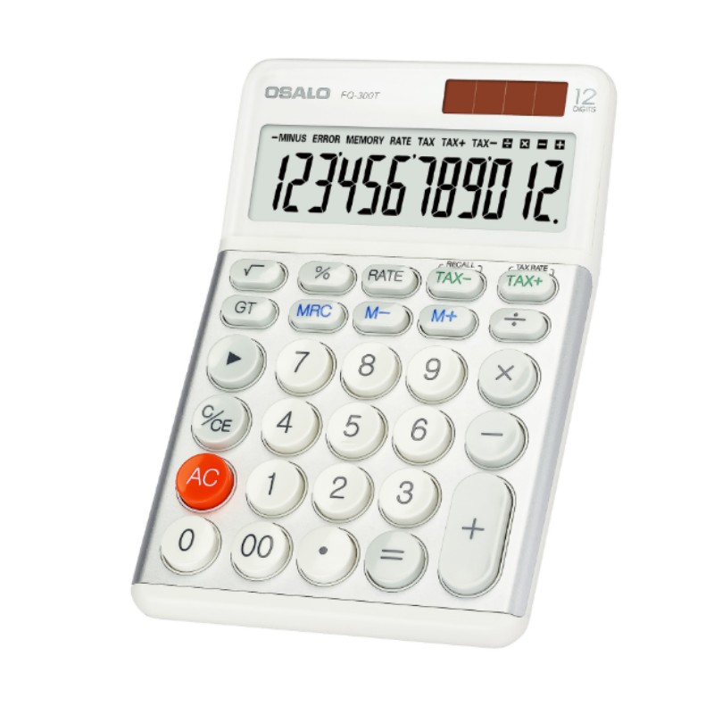OSALO 300t 12-Digit Solar Desk - Home Office Tax ulasan dan harga