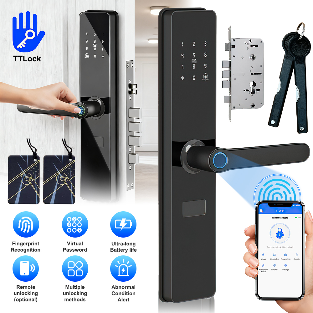 Smart Door Lock TTLock App Fin - Home Office Immigration ulasan dan harga