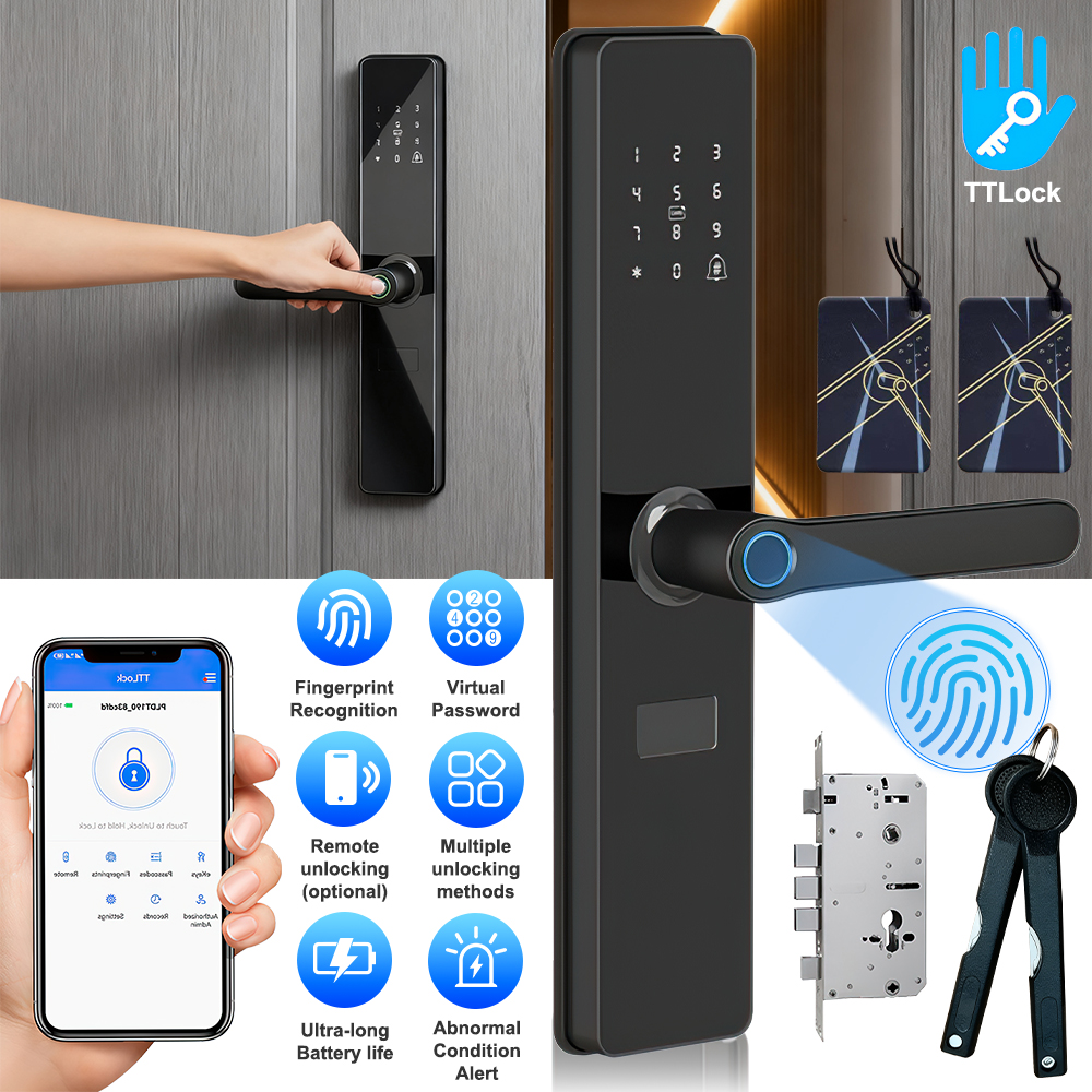 Smart Door Lock TTLock App Fin - Home Office Immigration ulasan dan harga