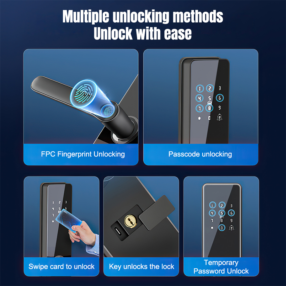 Smart Door Lock TTLock App Fin - Home Office Immigration ulasan dan harga