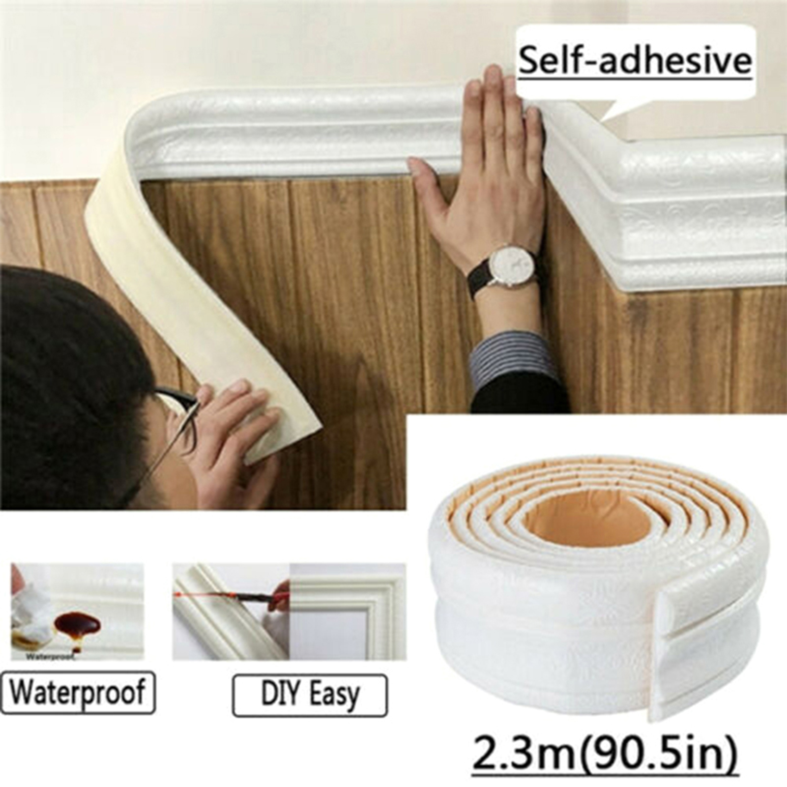 Wall Trim Line Skirting Border - Home Office Border Force ulasan dan harga