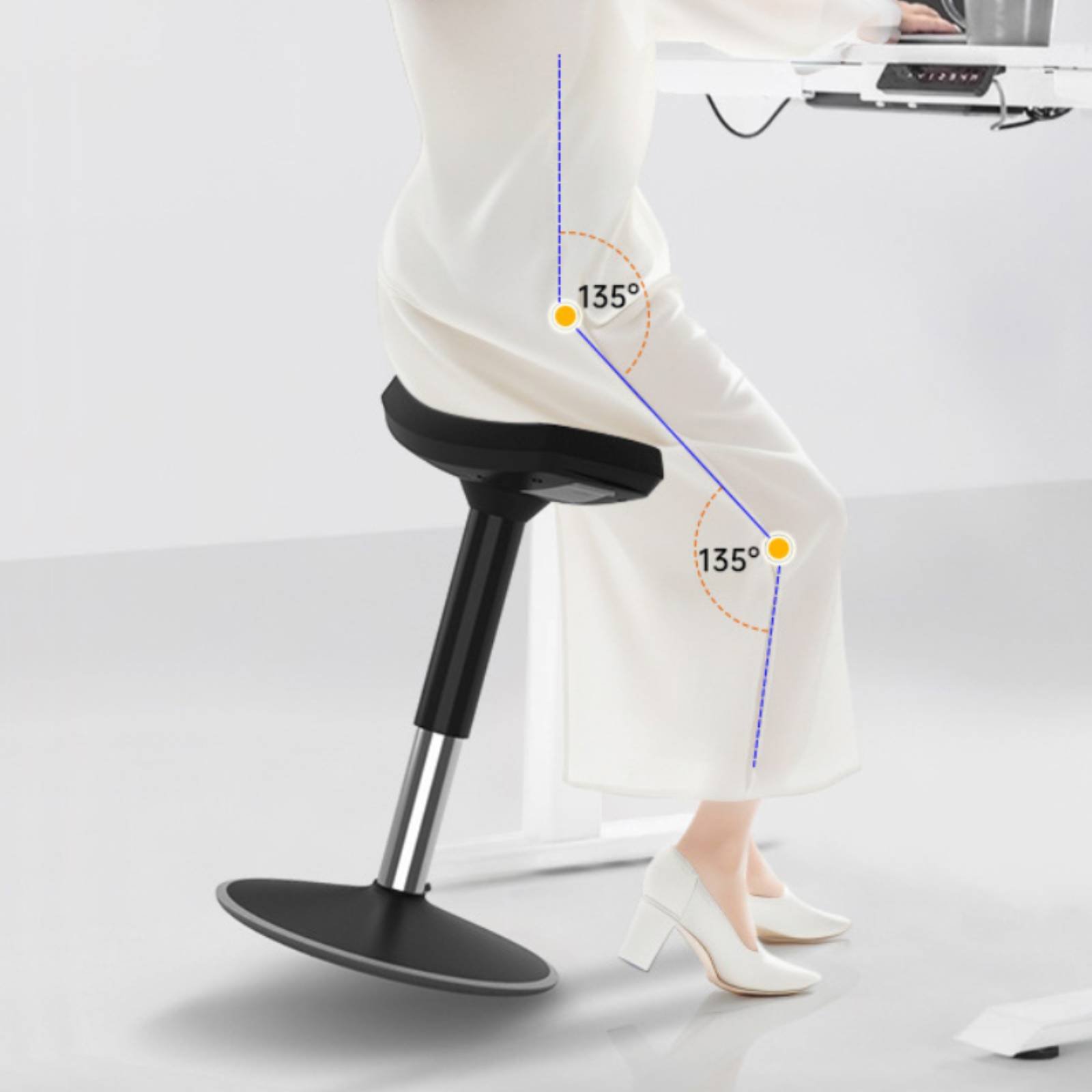 Saddle Stool Comfortable Long  - Home Office Chair ulasan dan harga