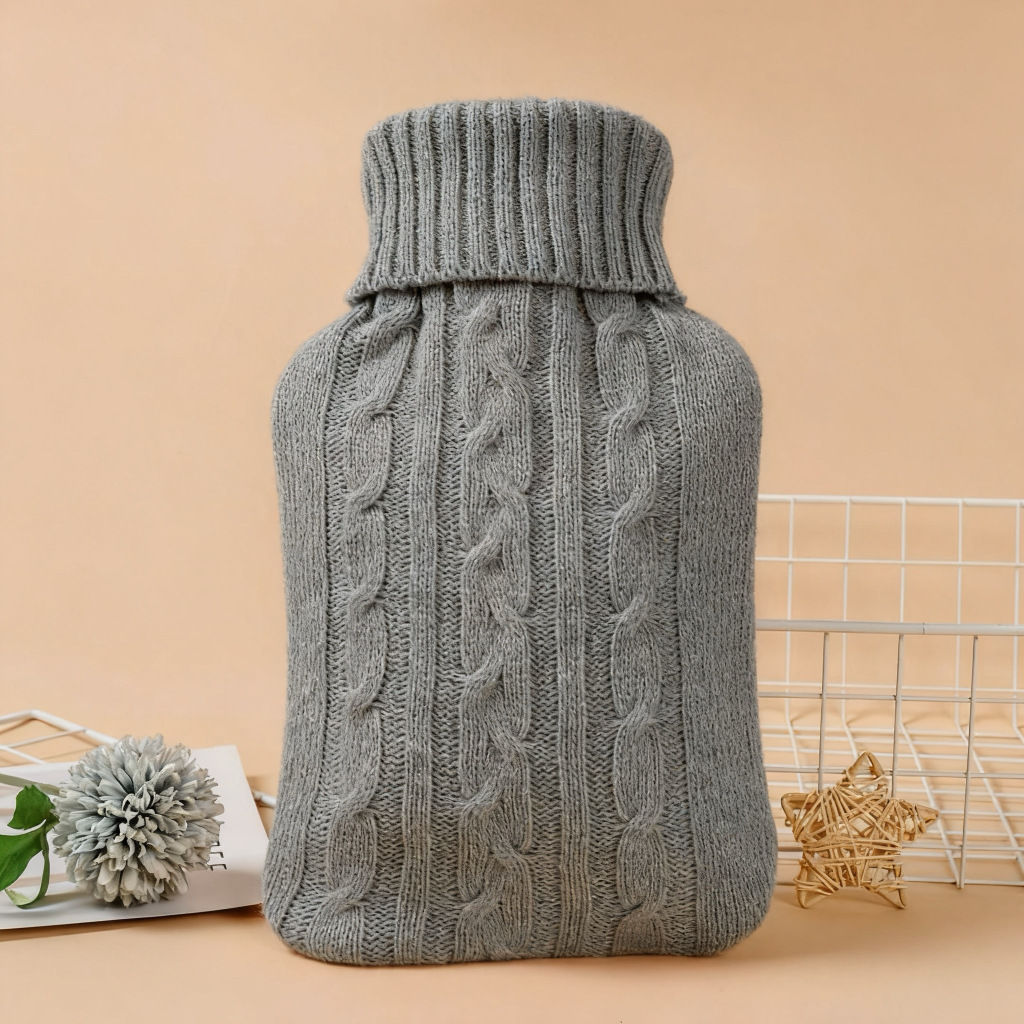 Gray Hot Water Bottle Cover -  - Home Office Cozy ulasan dan harga