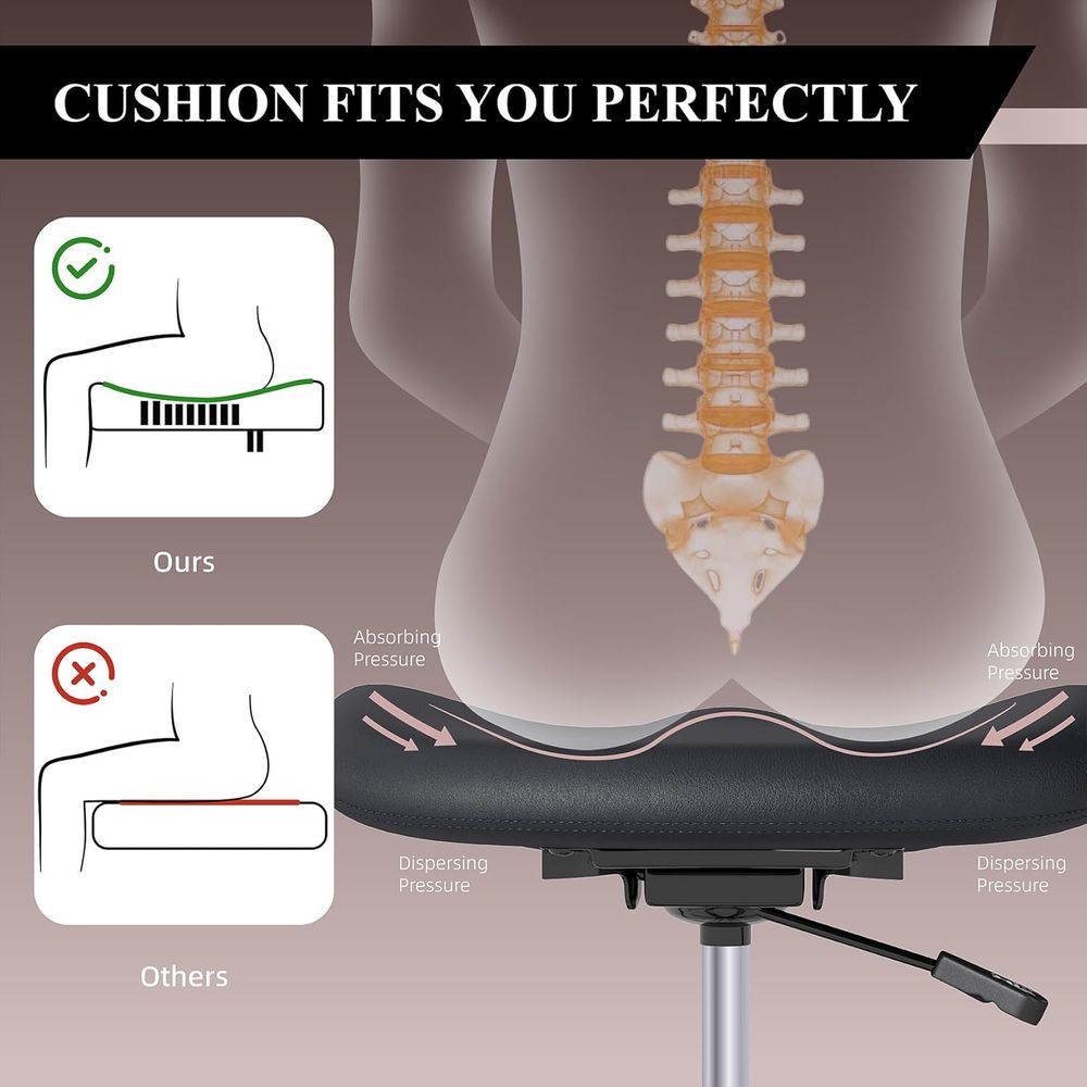 Ergonomic Swivel Chair with Lu - Home Office Chair ulasan dan harga