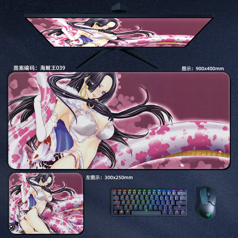 Anime ONE PIECE Leather Mouse  - Desk Mat Leather ulasan dan harga