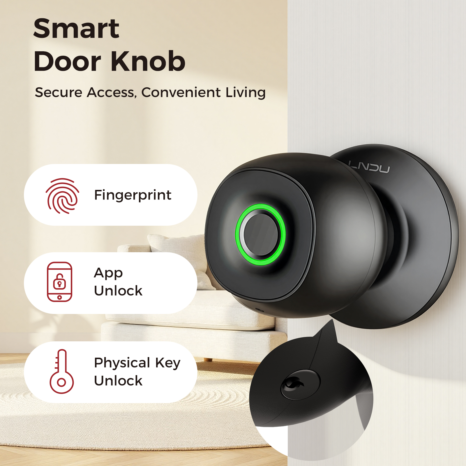 Fingerprint Door Lock Smart Ke - Home Office Immigration ulasan dan harga