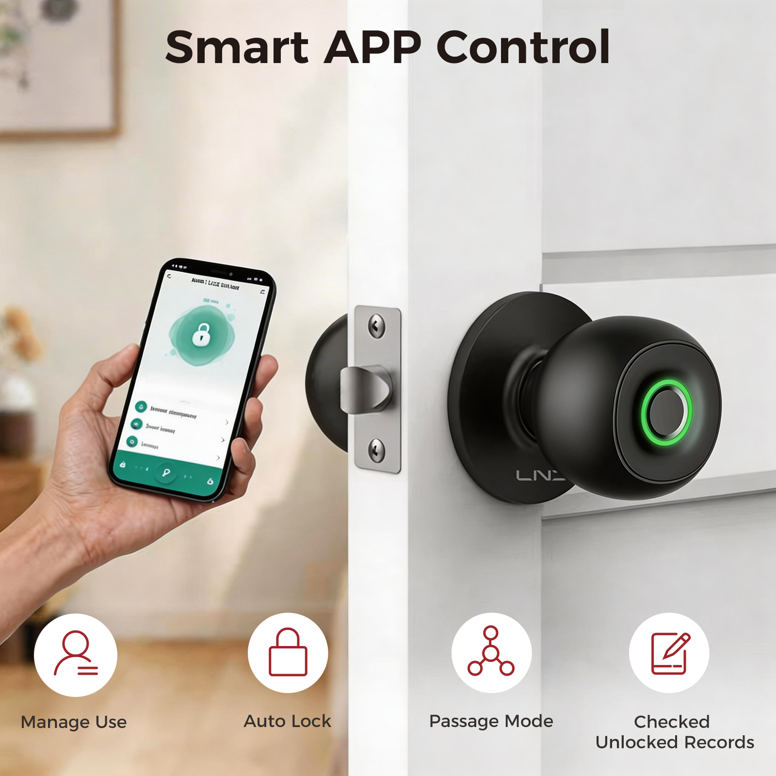 Fingerprint Door Lock Smart Ke - Home Office Immigration ulasan dan harga