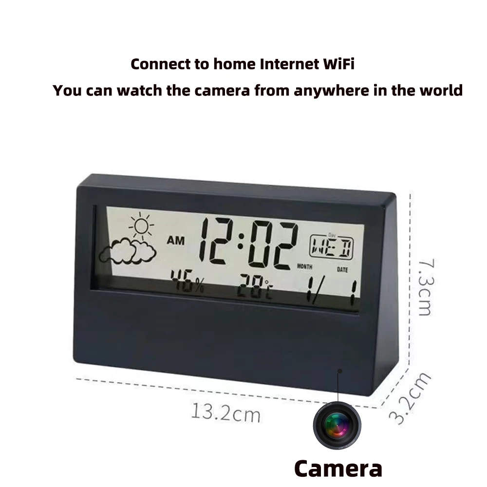 4K WiFi Clock Camera with Moti - Home Office With View ulasan dan harga