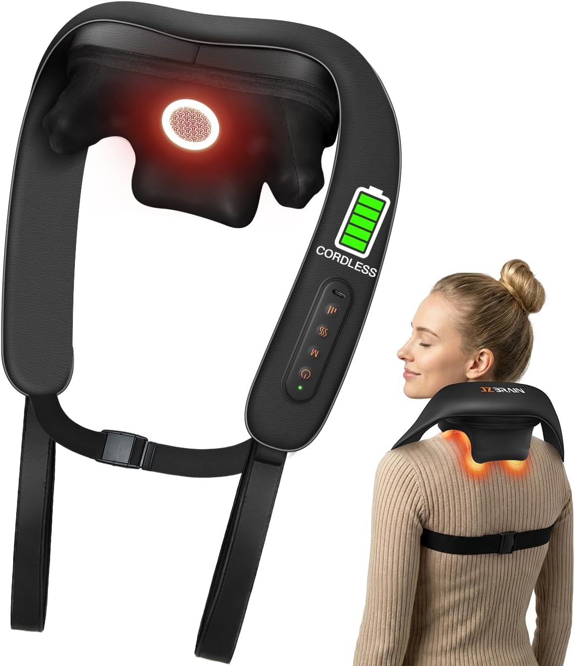 Neck Massager with Heat: Cordl - Home Office Alternative ulasan dan harga