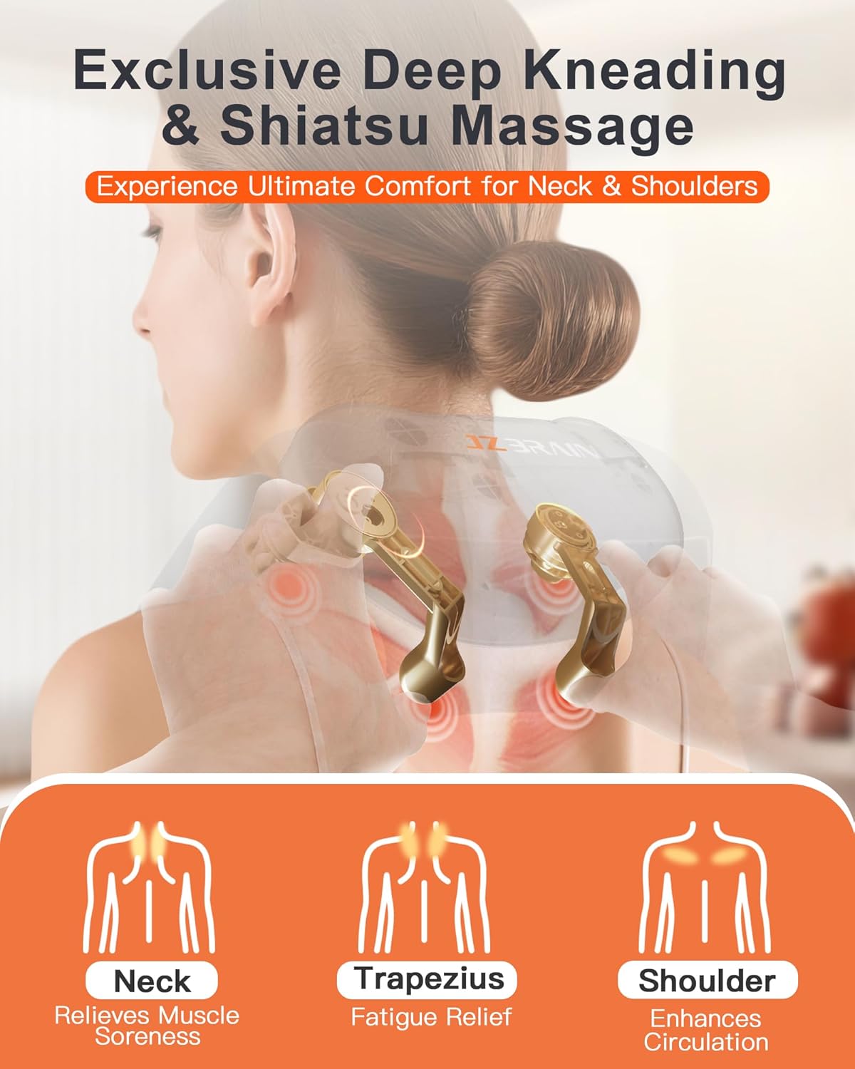 Neck Massager with Heat: Cordl - Home Office Alternative ulasan dan harga