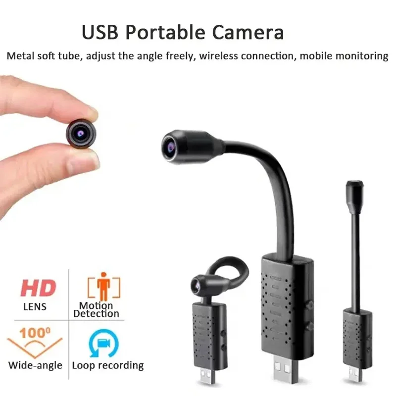 4K Mini USB WiFi Camera Portab - Home Office With View ulasan dan harga
