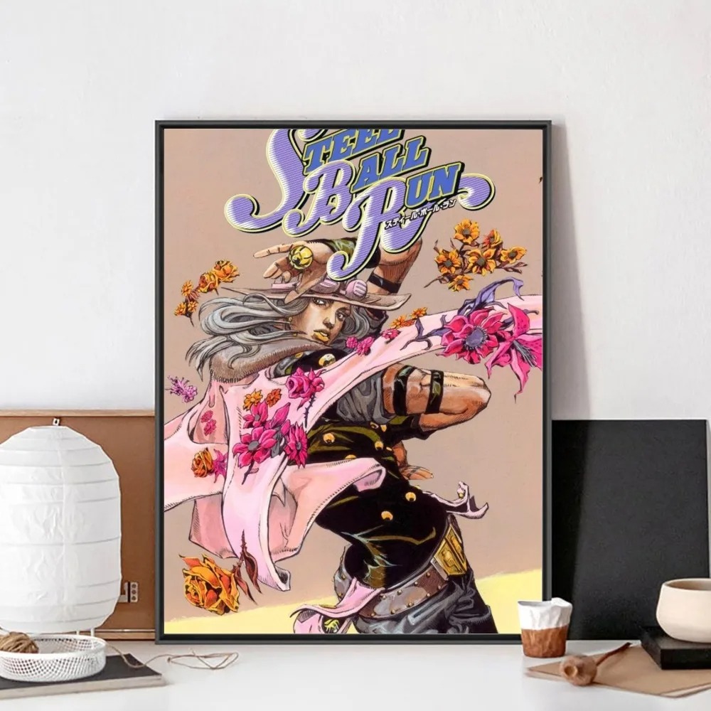 Modern Unframed Funny Anime Po - Home Office Minimalist ulasan dan harga